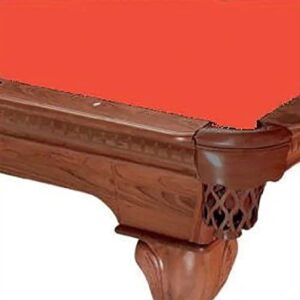 8′ Orange ProLine Classic 303 Teflon Billiard Pool Table Cloth Felt