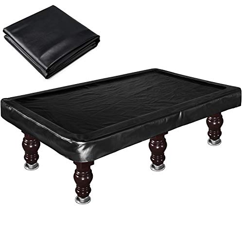 Kohree 7/8/9FT Heavy Duty Leatherette Billiard Pool Table Cover, Waterproof & UV Protection, 7/8/9 Foot Fitted