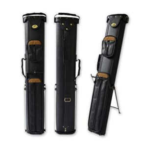 2×4 Hard Pool Cue Case 2B4S Billiard Stick Carrying Cue Case with Stand
