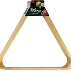 Viper Billiard/Pool Table Accessory: 8-Ball Rack, Hardwood Triangle, Holds Standard 2-1/4″ Sized Balls