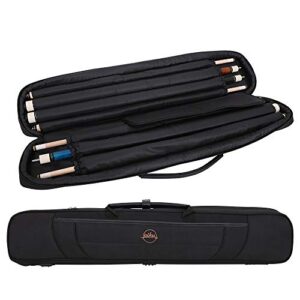 3x5 Holds Up to 3 Butts and 5 Shafts Choice of Style ASKA Hard Pool Cue Case 