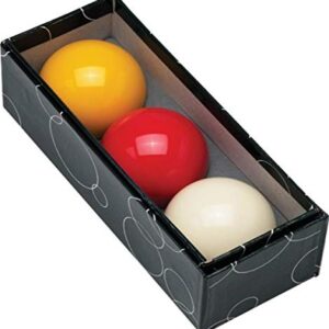 Action BBCAR Carom/Carambole Set – Premium Billiards Balls – Fun Pool Game and Accessories – Regulation Size – 61.5mm