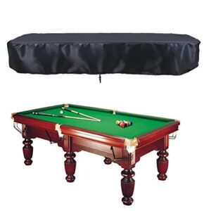 7'8'9' Pool Table Cover Heavy Duty Fitted Billiard Cover Leatherette Waterproof 