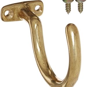 Imperial Billiard/Pool Cue Accessory: Bridge Stick and Ball Rack Hook, Solid Brass